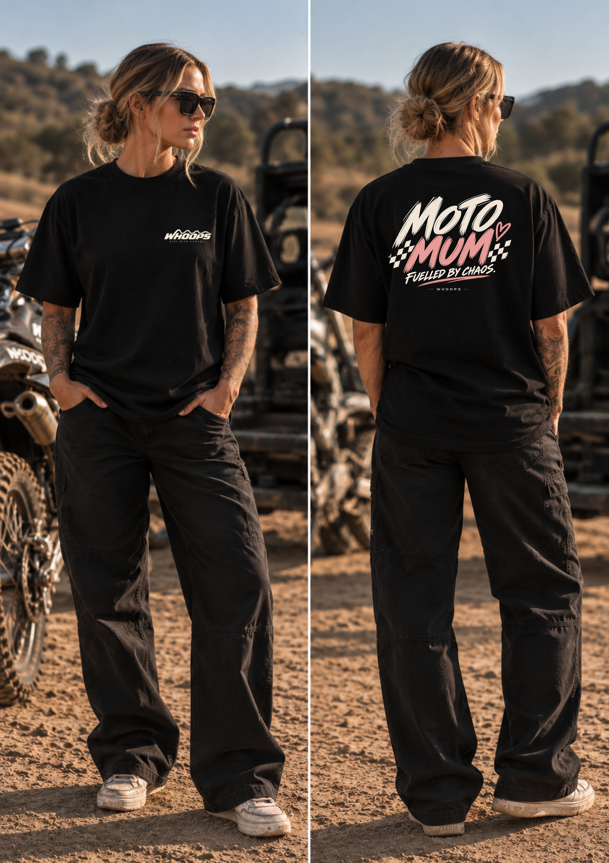MOTO MUM. FUELLED BY CHAOS.