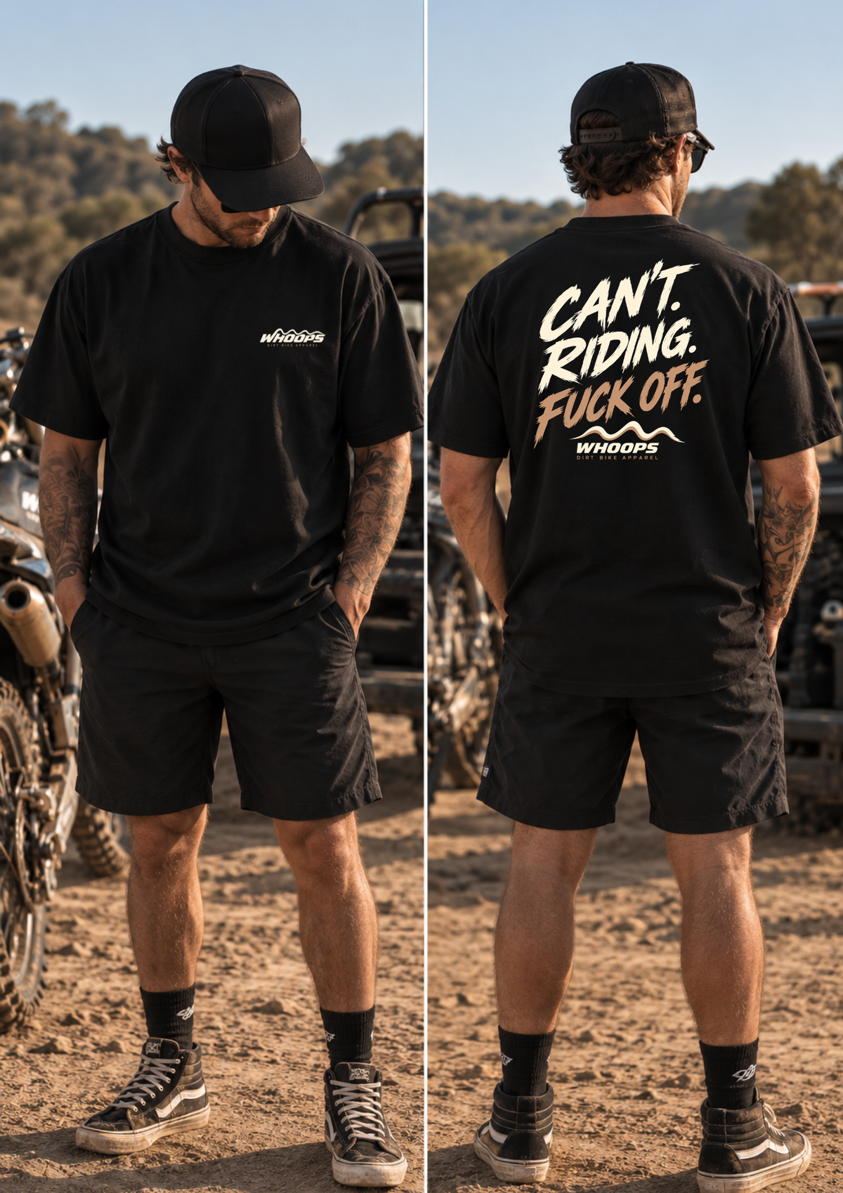 CAN’T. RIDING. FUCK OFF.