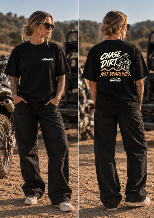 Chase Dirt. Not Deadlines.