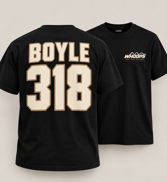 WHOOPS Customs Name + Race Number Tee